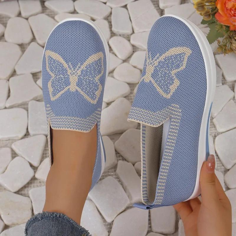 2024 New Fashionable Women's Sports Shoes Color Matched Versatile Spring and Autumn Mesh Breathable Low-Heel Casual Shoes