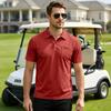 Men's Sporty Breathable Mesh Button-Up Pure Color Casual Shirt Summer Loose Fit Polyester Dry-Moisture Wicking Short Sleeve