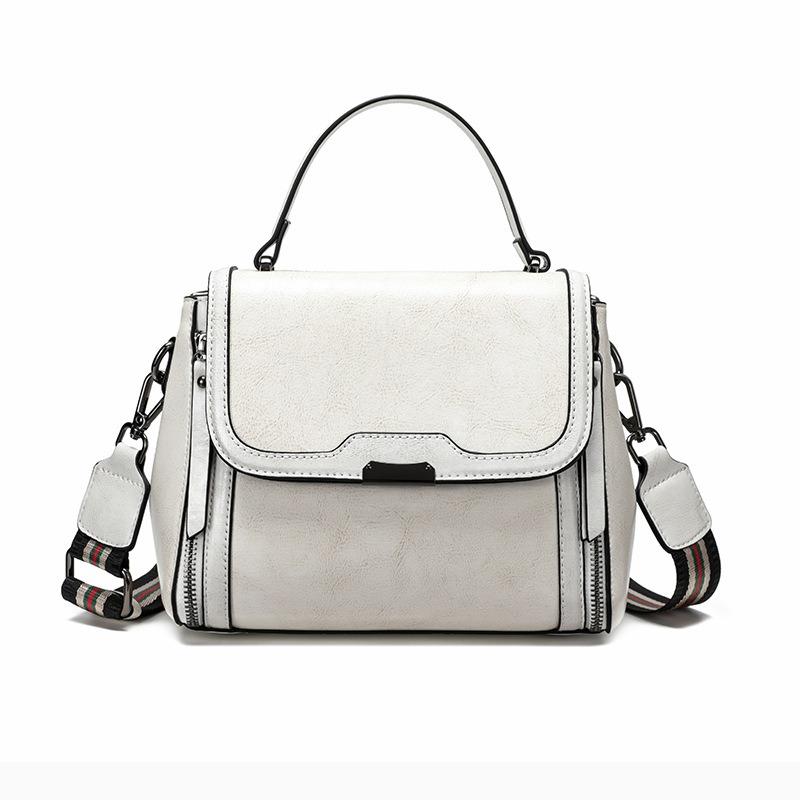 Leather women's bags women's new messenger bags women's commuter bags summer new bags portable shoulder bags women