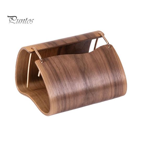 Office Desk Organizer Wooden Tissue Holder, Rectangular Decorative Paper Napkin Dispenser, Bedroom Cover Organizer, for Home Decor Desktop Dispenser