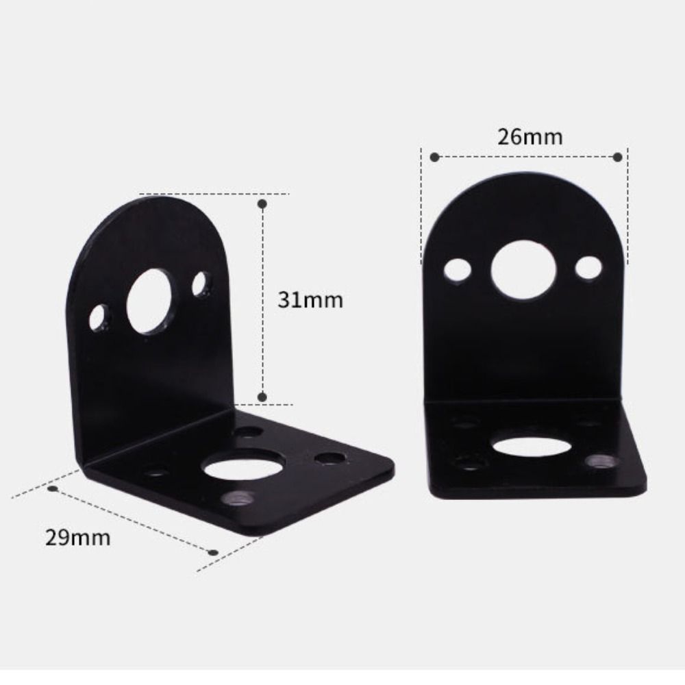 Low Speed Fixing Holder Stand 2418 2430 Motor Mount L Shape Mount 25mm Bracket GA25 DC Geared