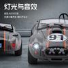 AAZW1 1:22 Cobra 427 S/C Convertible Sports Car Model Diecast Metal Classic Retro Vehicles Car Model Sound Light Kids Toy Gift
