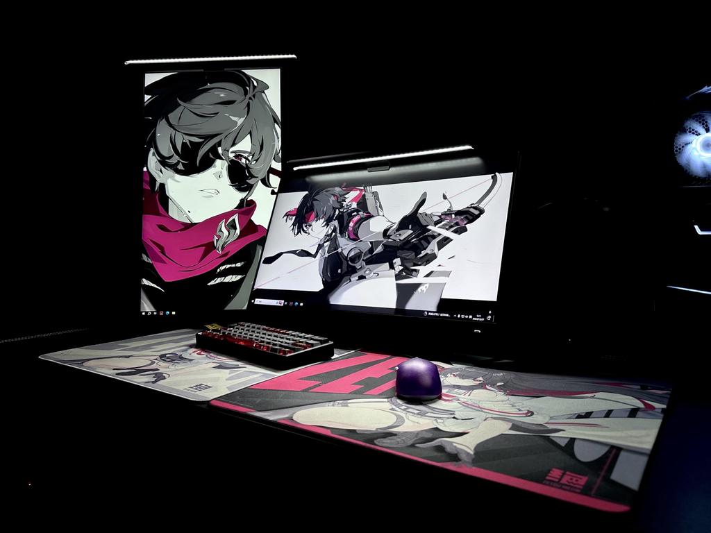 ZETSUMEOW Yaiba Gaming Mouse Pad Cloth Control Balance XL Size XSOFT 490 X 420mm 4mm Japanese SlimFlex Base Illustration Edge Processing Flat