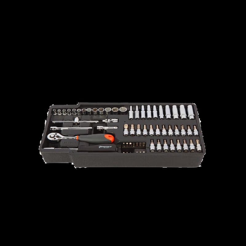 Steel Shield 64-Piece 6.3mm Socket Set