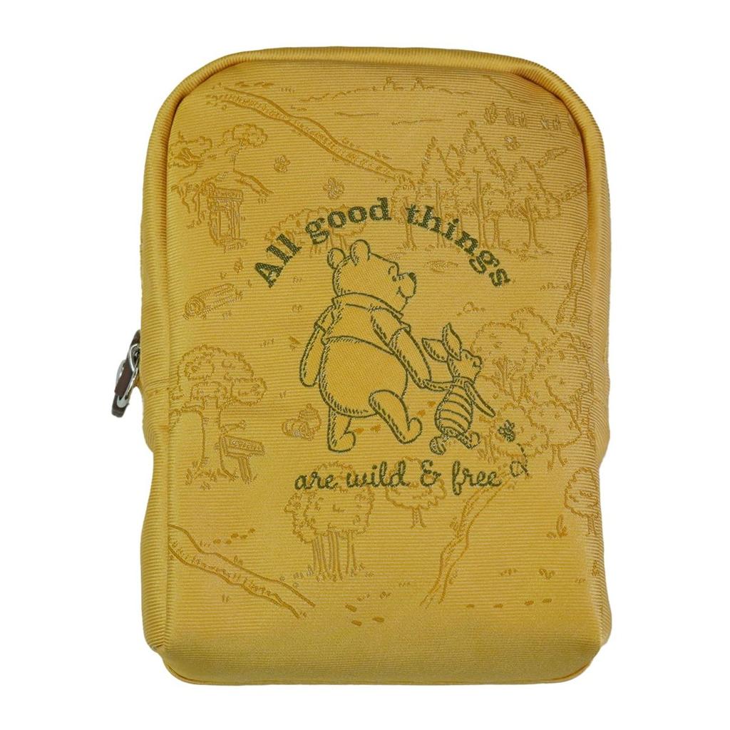 Disney Winnie the Pooh Jacquard Multi Pouch Travel Cosmetic Accessory Bag