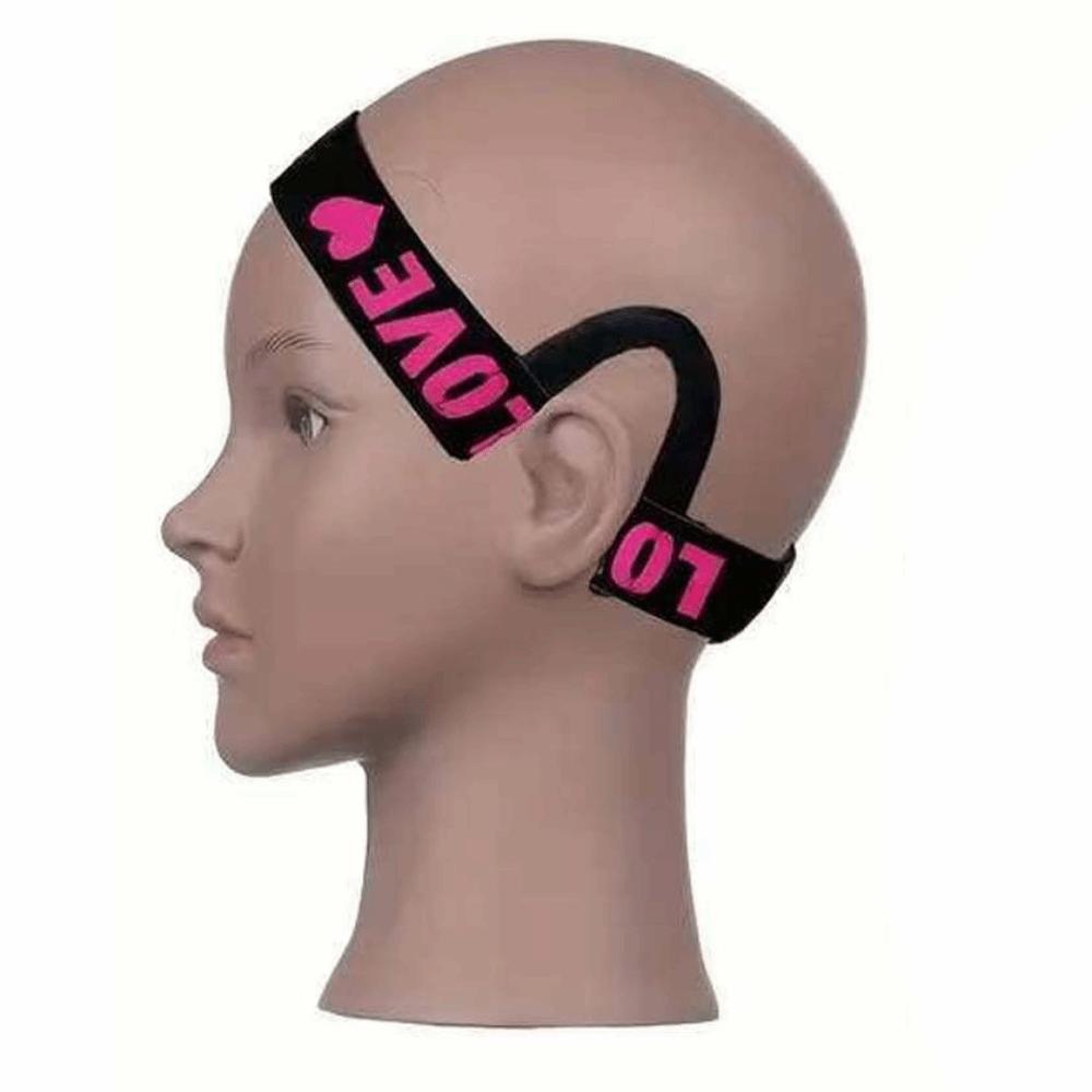 Adjustable Black Lace Wig Band Comfortable Wig Edges Wrap Ear Hanger Melting Band  for Lace Wigs