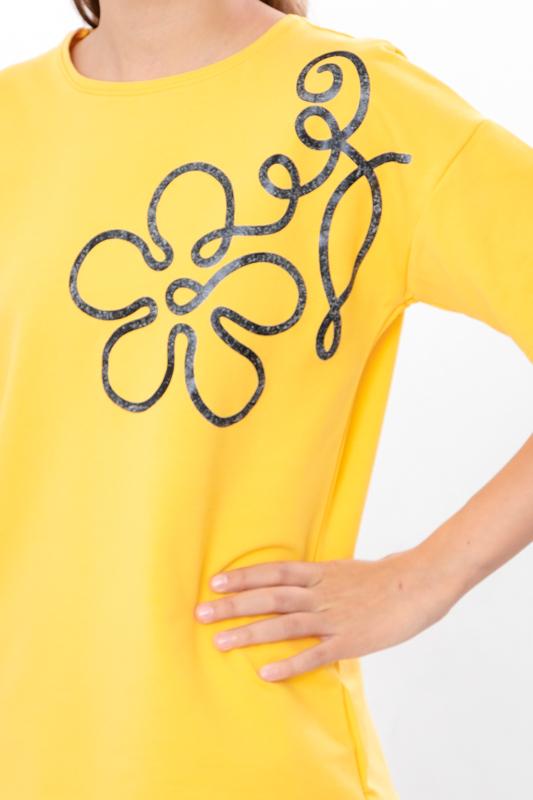 Stylish Teen Girls’ Set – Comfy Cotton Tee & Relaxed Fit Pants, Summer, 6430-057-33 HC