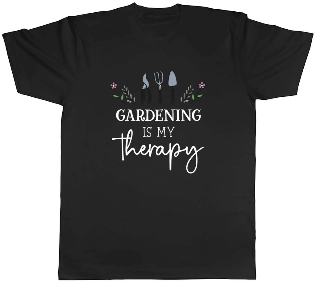 Gardening Is My Therapy Garden Mens Unisex T-Shirt Tee Gift