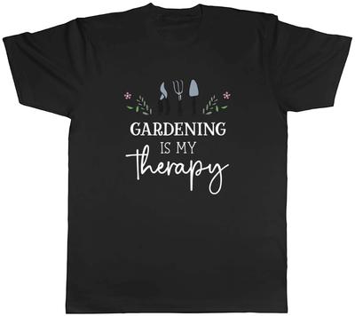 Gardening Is My Therapy Garden Mens Unisex T-Shirt Tee Gift