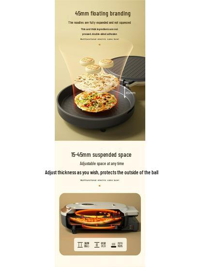 Avtakbar elektrisk pannekake- og grillpanne: Oppvaskmaskinvennlig Frokost- og sandwichmaskin