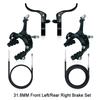 MAGICBROS Fixed Gear Bike Front and Rear Brake Set 22.2/31.8MM Caliper Brake Caliper Tube Length 260/1560MM Bicycle Accessories