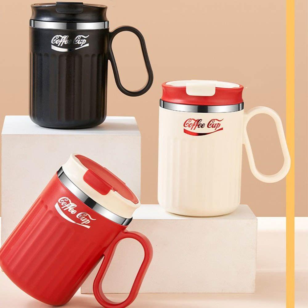 304 Stainless Steel Inner Insulation Coffee Cup Large Capacity Milk Tea Cup Thermal Mug  Milk