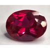 Natural Dark Pink Sapphire 12-14 Ct Oval Certified Beautiful Loose Gemstone