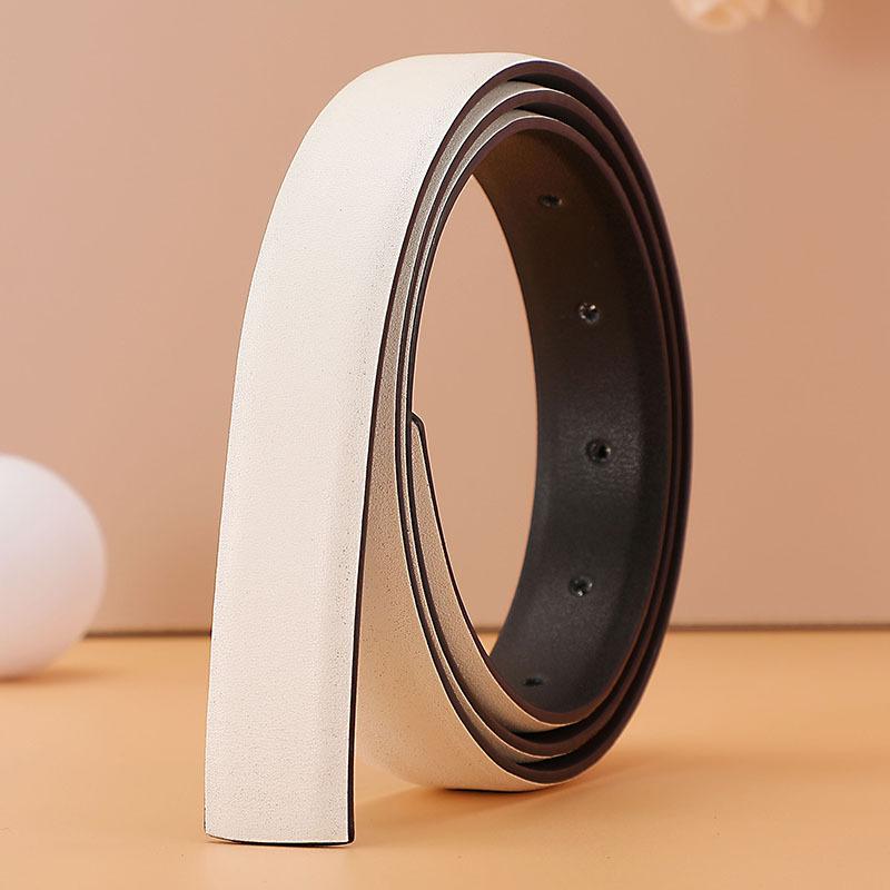Belt Women'S Pants Decorative Business Four Seasons Leather Women'S Belt Color No Car Line