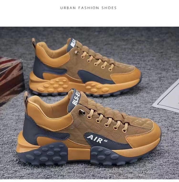 Herren 2025 Dicksohlige Koreanische Dad Shoes - Atmungsaktive Low-Top Laufschuhe für Frühling & Herbst