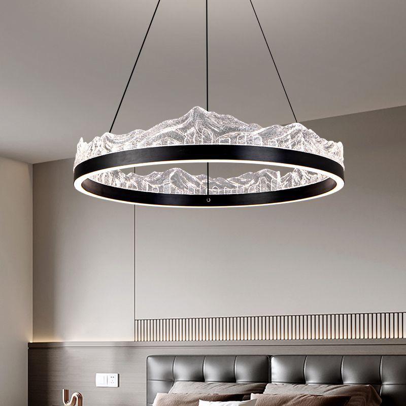 Italian Minimalist 2025: Modern, Luxury Full-Spectrum Chandelier for Living Room