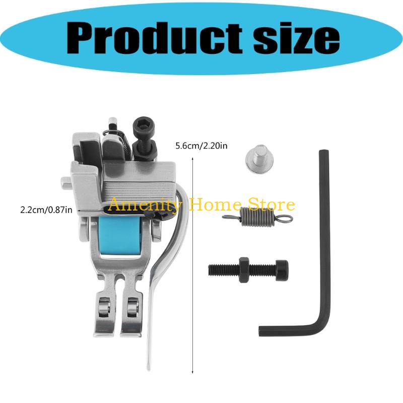 F26C Presser Foot Metal Designs Enhances Fabric Control Quilting