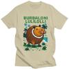Manlig Burbaloni Luliloli Kapybara Italiensk Hjärnröta Meme T-shirt Ren Bomull Kortärmad T-shirt Lös Passform Streetwear Kläder