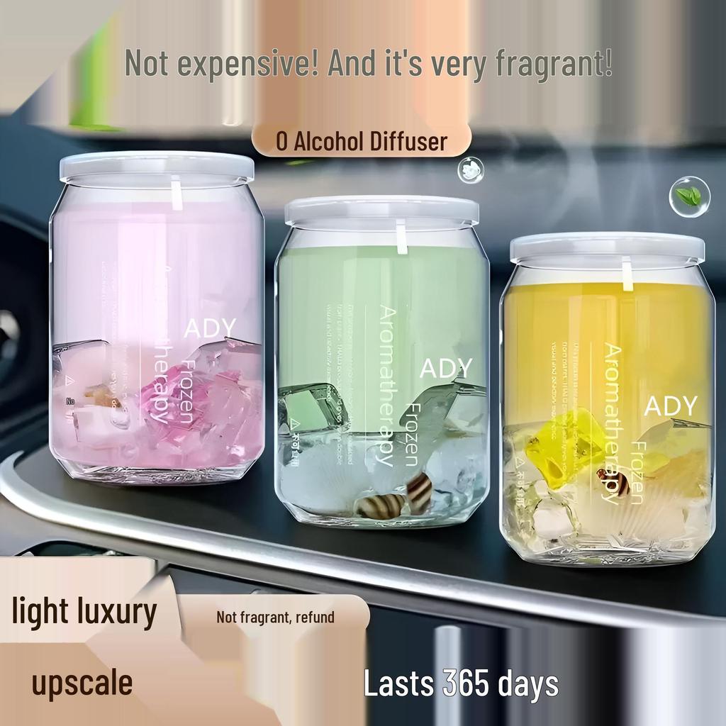 Auto Fragrance Solid Balm - Long-Lasting, Light Scent Car Air Freshener