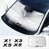 pzkem4 Car Insulation Sunshade Umbrella for BMW X1 X2 X3 X4 X5 X6 X7 G01 F10 F15 F49 F30 F85 G05 G08 F25 E84 E83 E71 E70 Car Accessorie