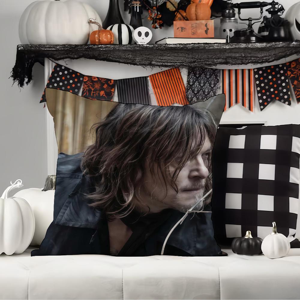 The WWalking DDead DDaryl DDixon  Pillow Case Office Cushions Suitable For Sofa Car Bedroom Decorative Cushion Cover