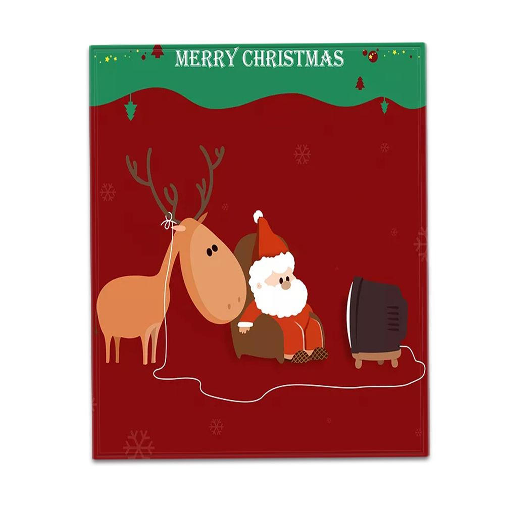 3D motyw świąteczny flanelowy kocyk miękki, lekki, ciepły do ​​salonu sypialnia kanapa z funkcją spania kanapa dzieci dorośli prezenty