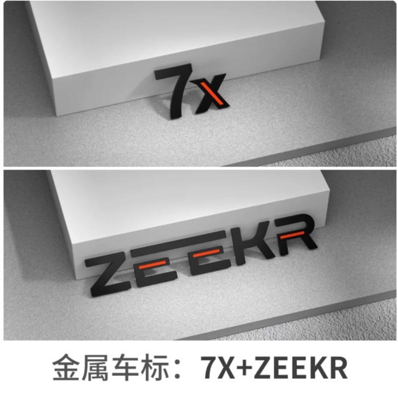 Pentru Zeekr 001 007 009 7X Emblema Mașină Siglă Spate Negrită Scrisori Sportive Modificate Decorare Caroserie Accesorii Modificare