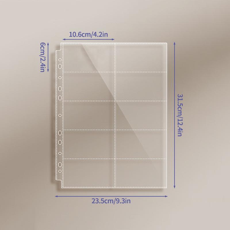 9 Spaces Binder Photocards Large Photo Albums for Cards 9 Grids Kpop Cards Packaging Supplies Idol Cards Albums