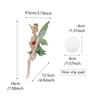 Butterfly Flower Fairy Statue, Resin Garden Fairy Ornament, Outdoor Courtyard Terrace Landscape Decoration