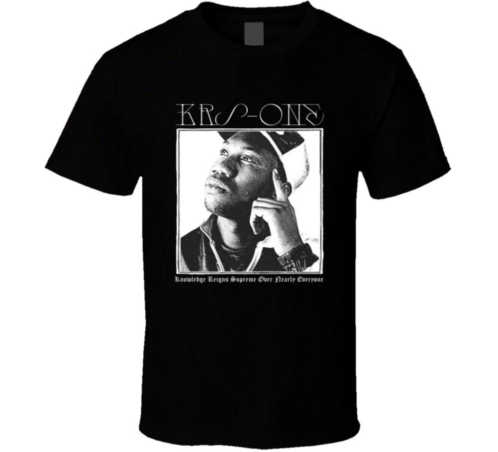 

Krs-one Rap Music Fan 100% Cotton T-shirt Mens Womens Tees Top 2XL