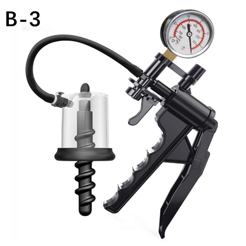 New Anal Pump Manual Vacuum Rosebud Pump Sex Toys for Men Women SM Suction Cup Prostate Stimulator Anus Dilator Butt Plug Set