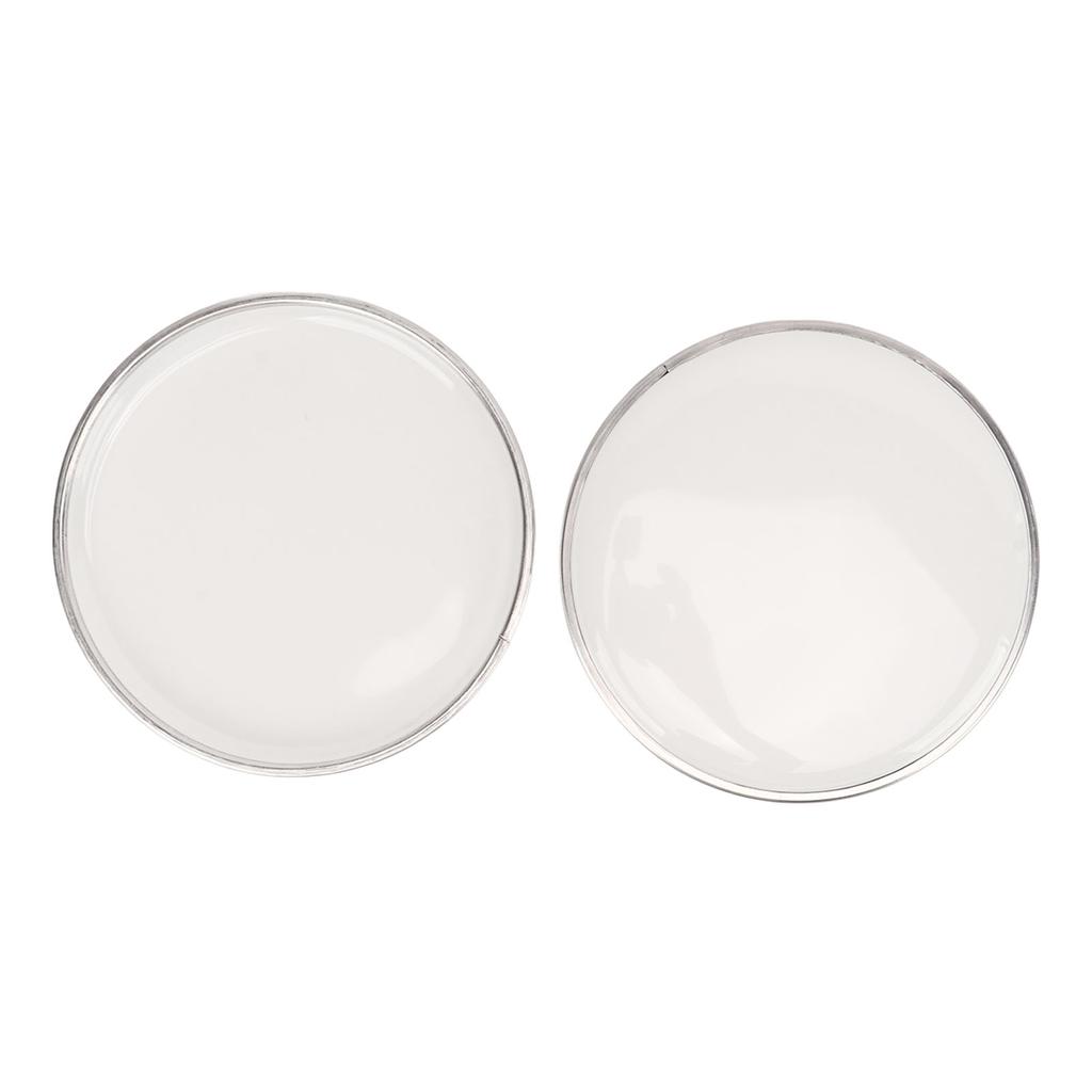 2PCS 6.5in Drumhead Replacement Waterproof Polyester Film Drum Head Jazz Drum Accessory White