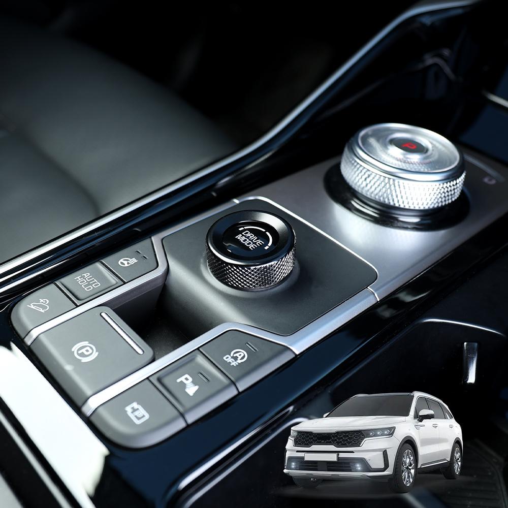 For Kia Sorento MQ4 -2026 Car Interior Aluminum Alloy Driving Mode Knob Cover Trim Auto Driving Mode Decoration Accessories