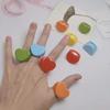 Jewelry Heart Female Sticky Accessories Ring Fashion Exaggerated Cute Index Finger Ring Japanese and Korean Jewelry