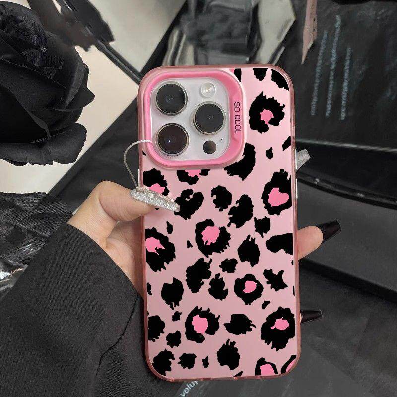 Retro Leopard Print Case for OPPO Reno 12 10 11 Pro 12F 11F 10 11 5G 8T Reno 7 4G 6 Lite 8 A60 A38 A57 A77 A78 A98 A79 5G Cover