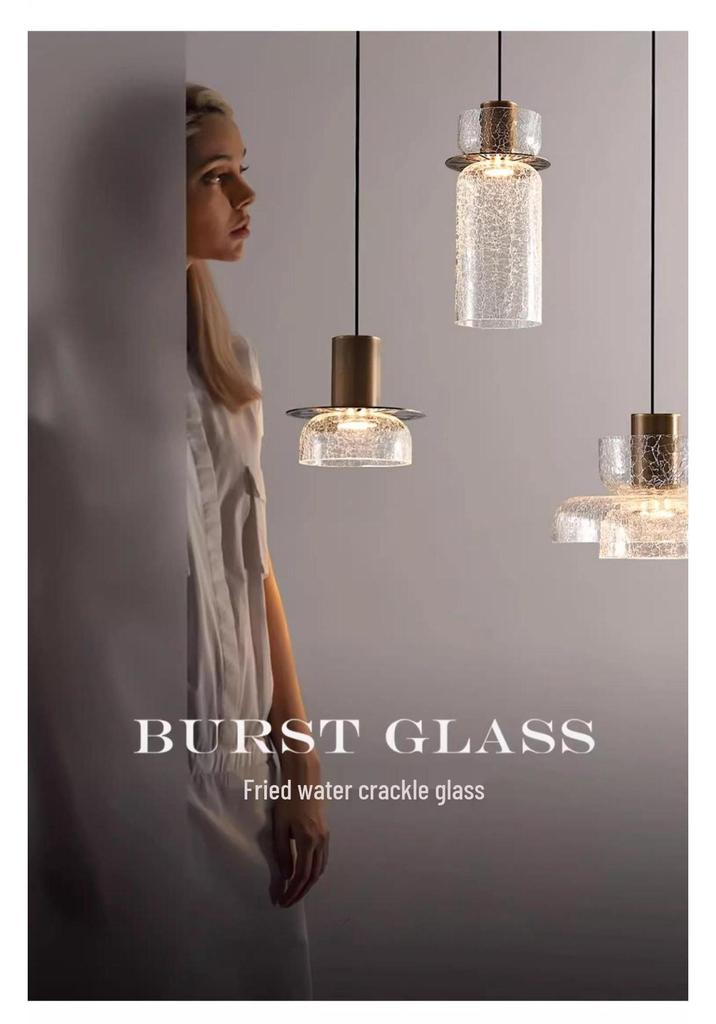 Retro Luxury Bedside Pendant Lamp - Designer Wall & Bar Counter Lighting