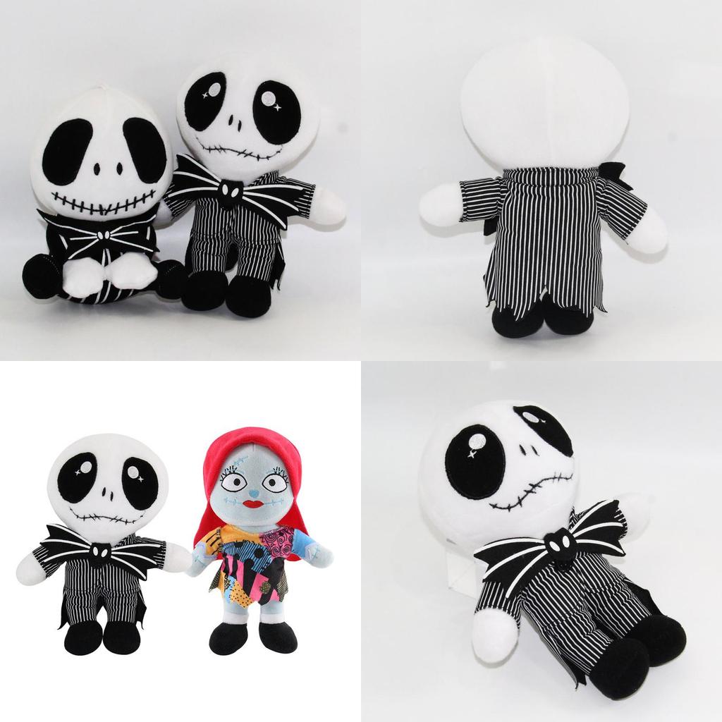 The Nightmare Before Christmas Jack Skellington Plush Toy With Crystal Soft Fabric For Holiday Decor