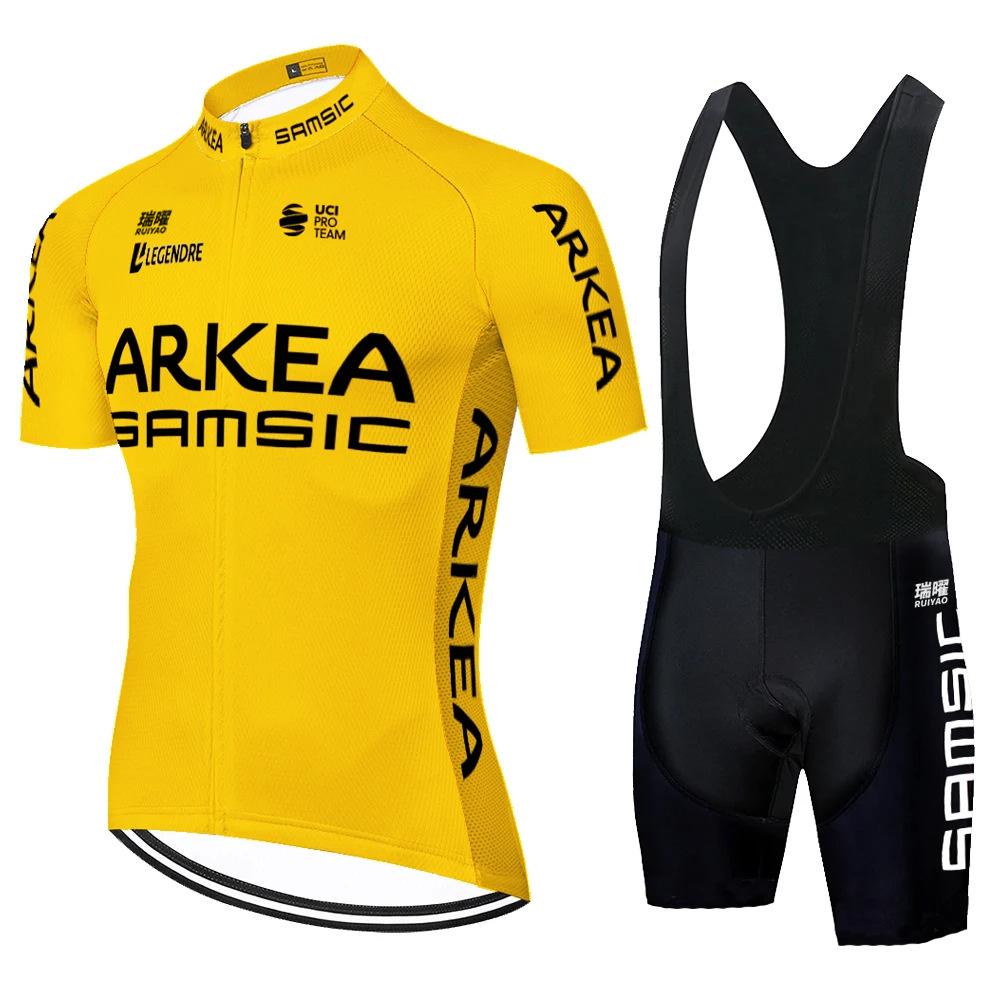 Summer Quick-drying Cycling Suit New Cross-border Tour De France Cycling Shirt Men's and Women's Breathable Cycling Suit Set