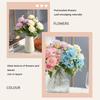 New 31cm Length Peony Silk Flowers 7 Heads DIY Decoration Simulated Flower Artificial Peony Bouquet Home Table Decor