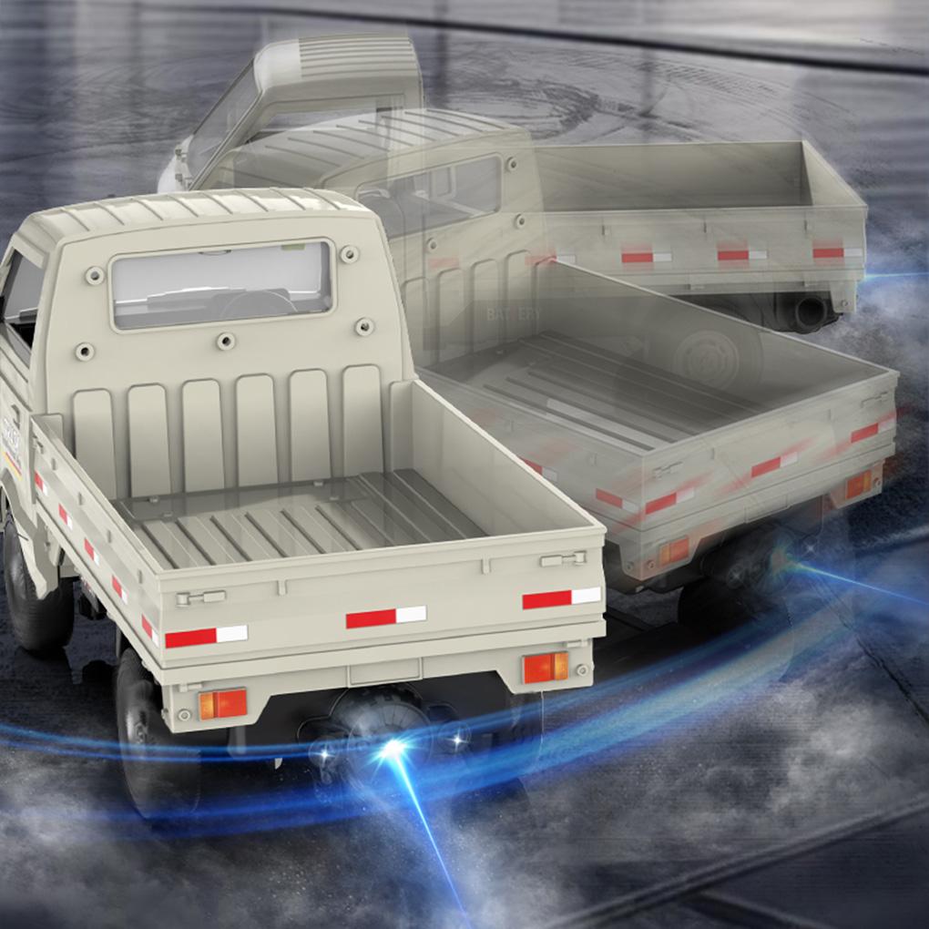 1/18 KF31 RC CAR Mini Cargo Truck With Lights Drift Simulation Drift Climbing Truck Function Model for Kids Birthday Gifts