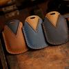 Leather Protector Case for Toyota Yaris HAIs 2020 Hiace 200 2/3 Button Remote Car Key Cover Shell Holder Keychain Accessories