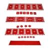 Christmas Table Runner Placemat Heat Protection Water Absorption Felt Table Runner Placemat
