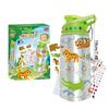DIY Diamond Water Bottle Dinosaur Thermos with Gems Stickers Metal Vacuum Insulated Mug Birthday Gift for Girls Children
