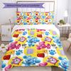 3pcs Blue's Clues Bedding Set Duvet Cover Closure Includes 1 Duvet Cover & 2 Pillowcases, Soft and Comfortable for All Seasons.