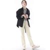 Saintcrew Two-Layer Bartack Pocket Button Shirt Jacket 2L-401Sj Black