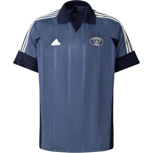 Adidas TIRO V NECK WITH COLLAR TEE Polo Shirt Men s Ink Blue JC5722 XL синий