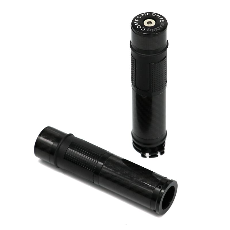 LMoDri Motorcycle Handle Bar Grips 7/8 " 22mm Aluminum Alloy CNC Handlebar Grip Universal Modification