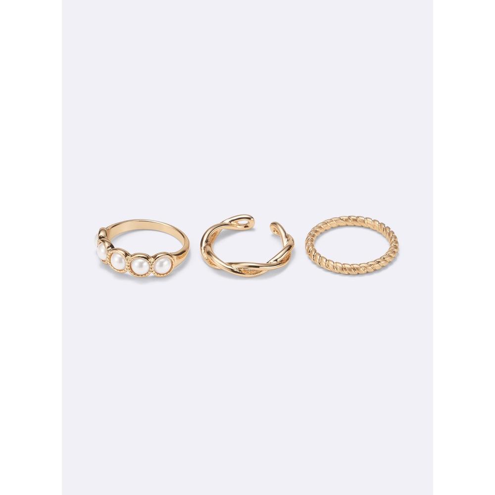 Gu By Uniqlo Rose   Metal Ring 5p