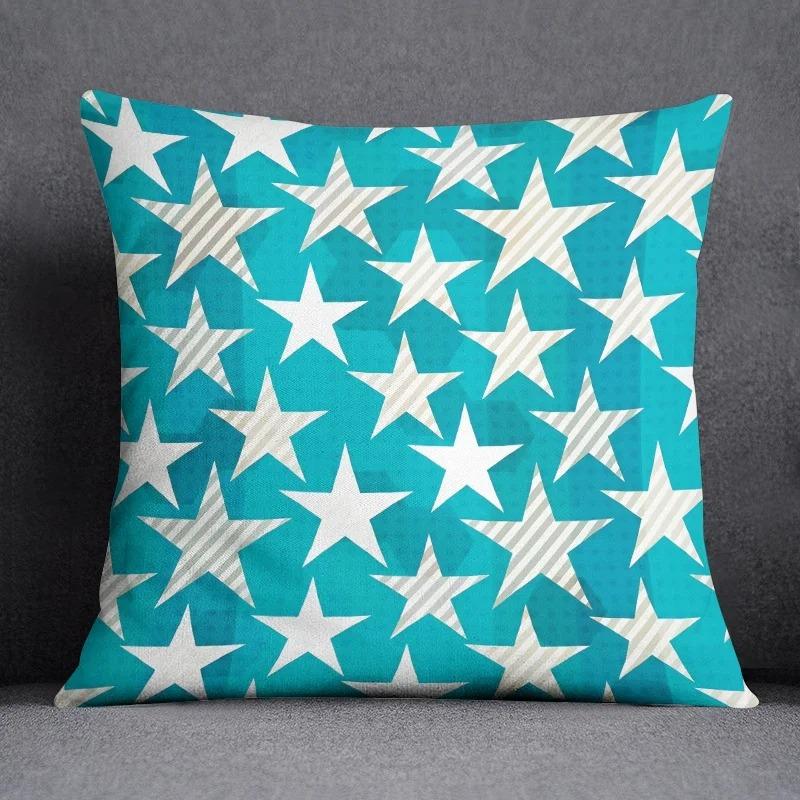 Geometric Irregular Pattern Decorative Pillowcase Office Living Room Home Pillowcase Car Ornaments