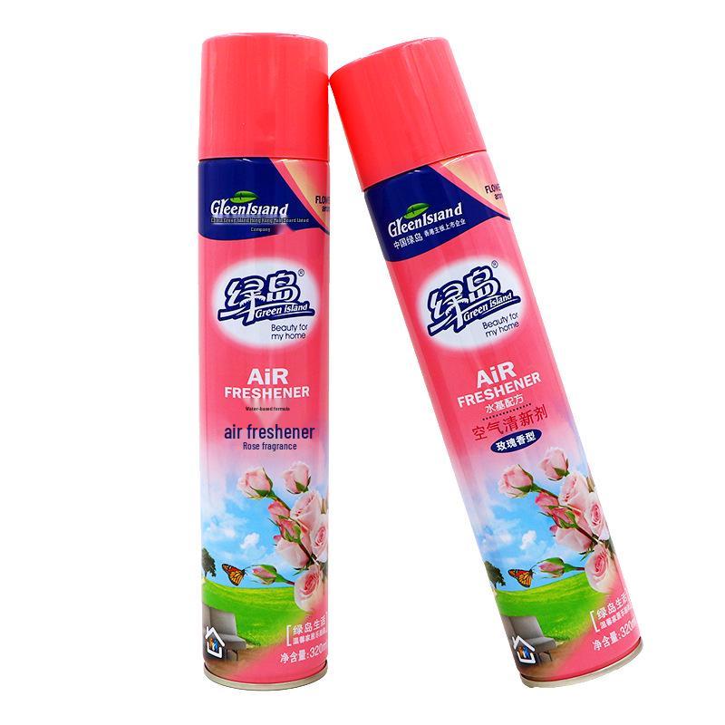 Green Island Air Freshener, 320ml - Long-Lasting Fragrant Deodorizer for Bedroom, Toilet, and Indoor Odor Removal.